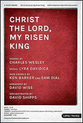 Christ the Lord, My Risen King SATB choral sheet music cover